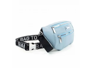 Синя чанта за през кръста - Bag to bag